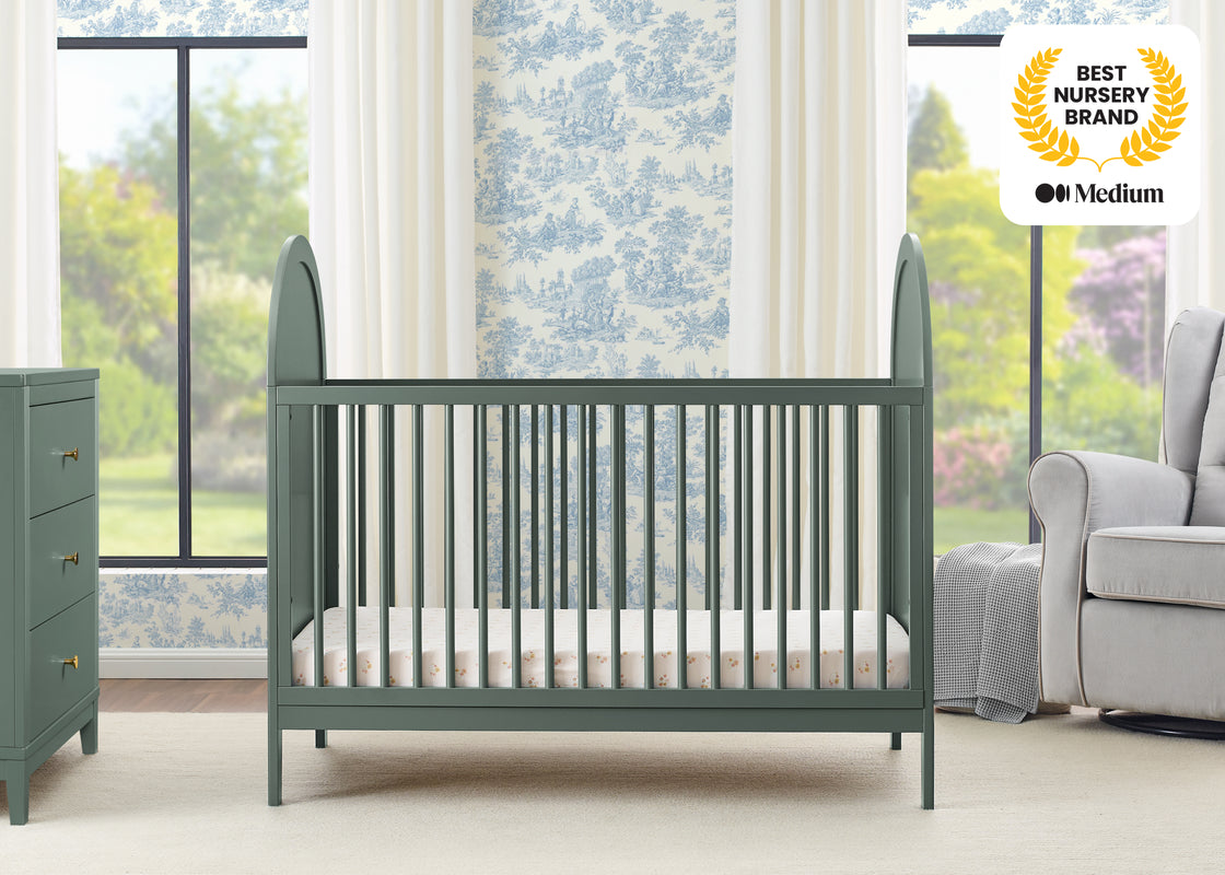 delta children eloise 4-in-1 convertible crib - greenguard gold certified Eloise 4-in-1 Convertible Crib