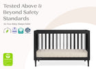 Ebony (0011) 8-Bowie 4-in-1 Convertible Crib