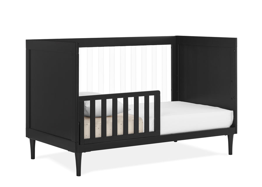 Ebony (0011) 11-Bowie 4-in-1 Convertible Crib