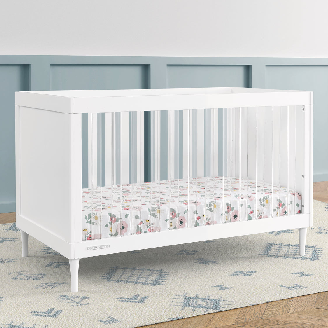 W119130 130 Bowie Crib Bianca White lifestyle 101