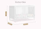 Bianca White (130) 25-Bowie 4-in-1 Convertible Crib
