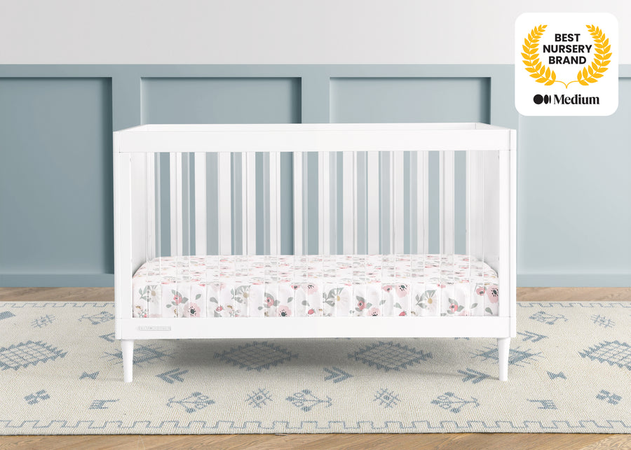 Bianca White (130) 20-Bowie 4-in-1 Convertible Crib