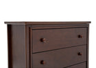 Walnut Espresso (1324) 10-Perry 3 Drawer Dresser with Changing Top and Interlocking Drawers