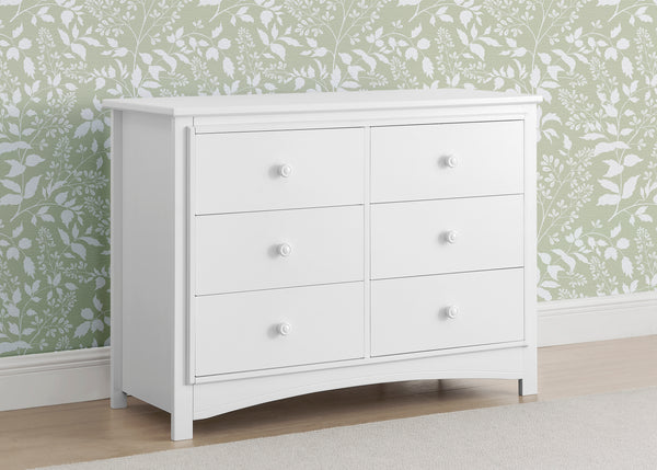 6 drawer dresser white Delta Children Perry 6-Drawer Dresser
