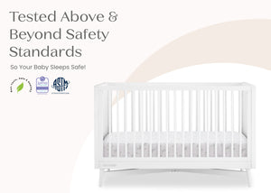 Bianca White (130) 20-Dylan 4-in-1 Convertible Crib