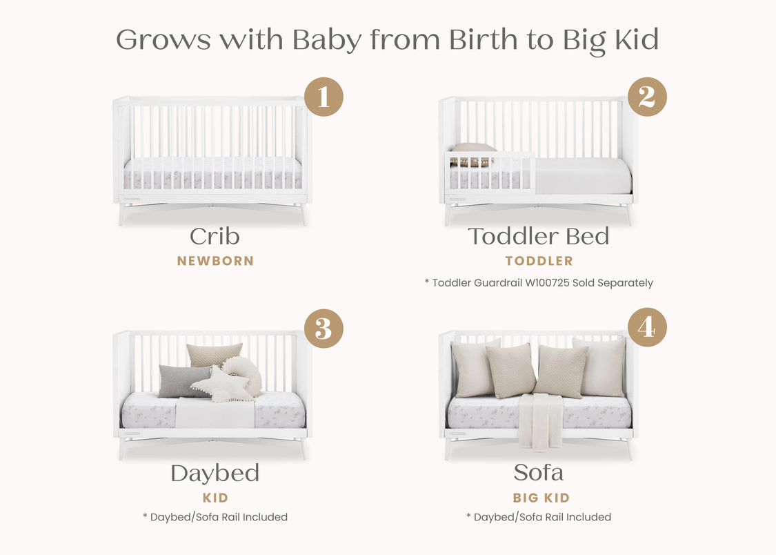 Dylan 4-in-1 Convertible Crib