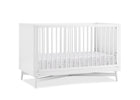 White crib on a white background 10-Dylan 4-in-1 Convertible Crib