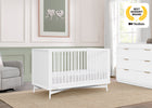 Bianca White (130) 30-Dylan 4-in-1 Convertible Crib