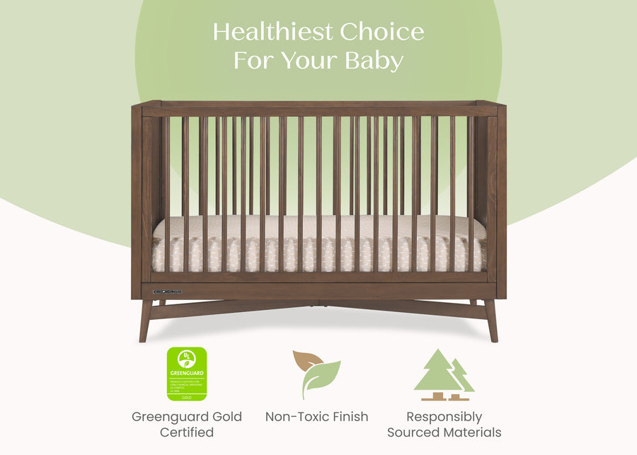 Teak Brown (1526) 19-Dylan 4-in-1 Convertible Crib