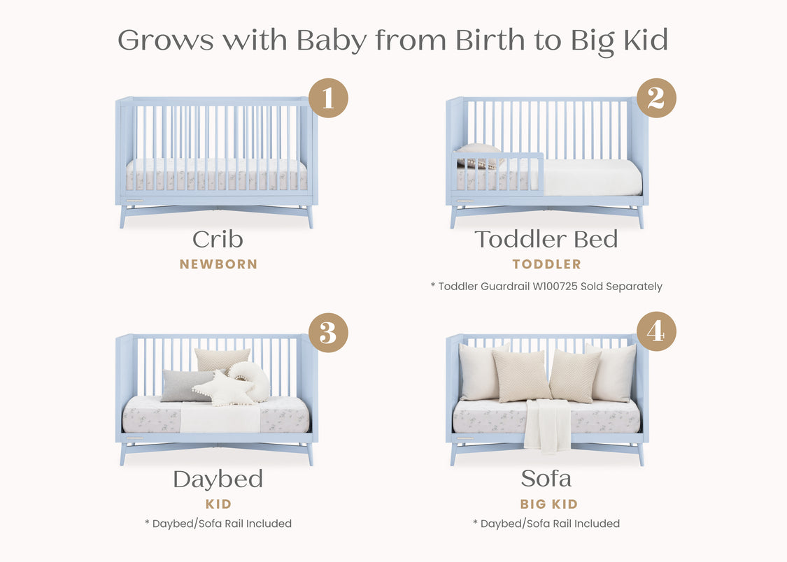 Dylan 4-in-1 Convertible Crib
