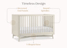 Soft Beige (1560) 47-Dylan 4-in-1 Convertible Crib