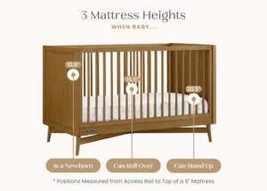 Acorn (755) 6-Dylan 4-in-1 Convertible Crib