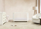 Antique White with White Boucle (1550) 10-babyGap Callie 4-in-1 Upholstered Crib