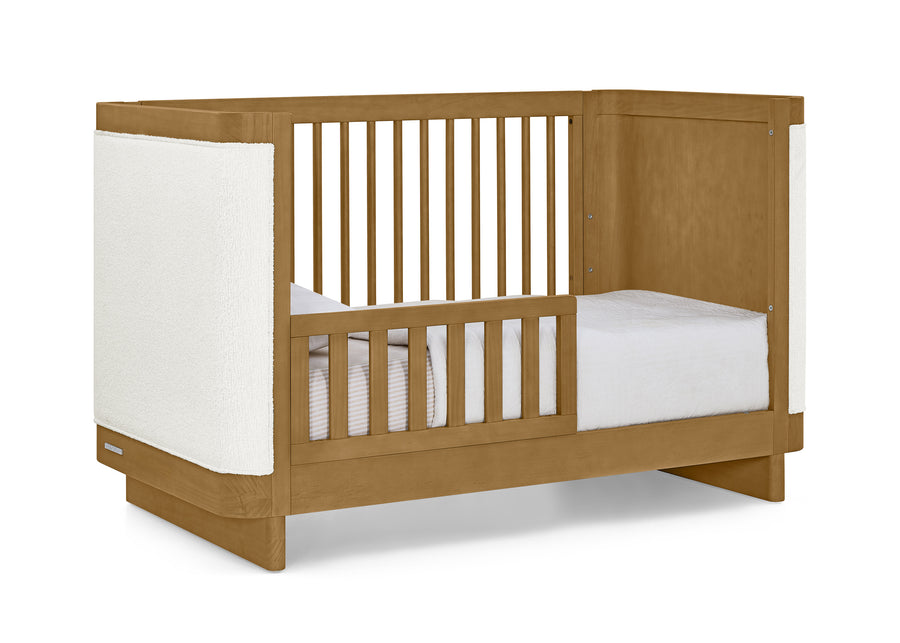 Acorn with White Boucle (1551) 4-babyGap Callie 4-in-1 Upholstered Crib