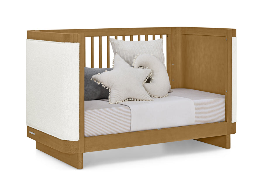 Acorn with White Boucle (1551) 5-babyGap Callie 4-in-1 Upholstered Crib