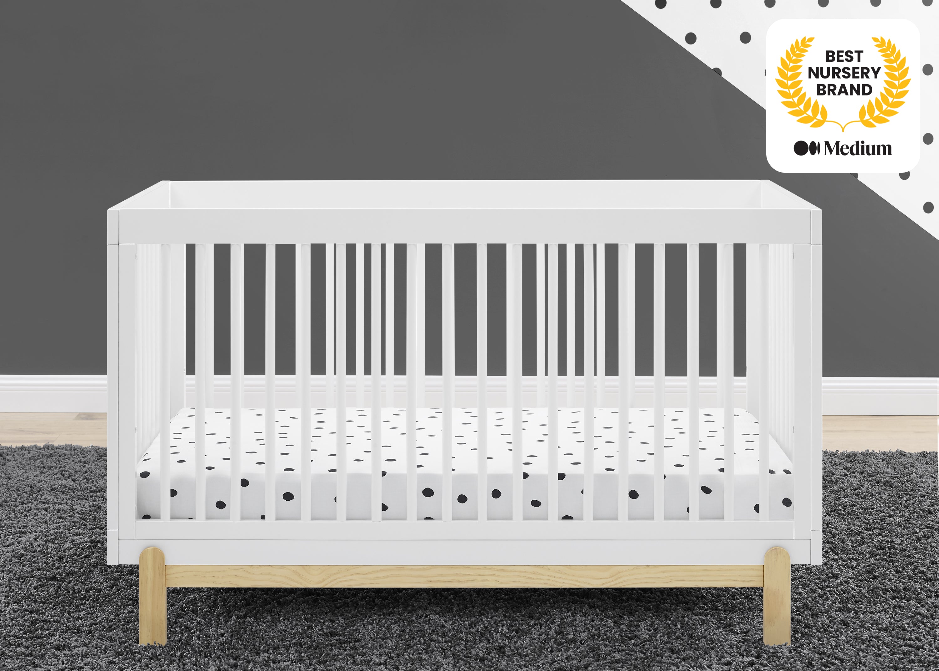 Hương popi Poppy 4-in-1 Convertible Crib - Delta Children