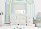 Flynn 5-in-1 Crib and Changer Bianca White 1-Flynn Collection