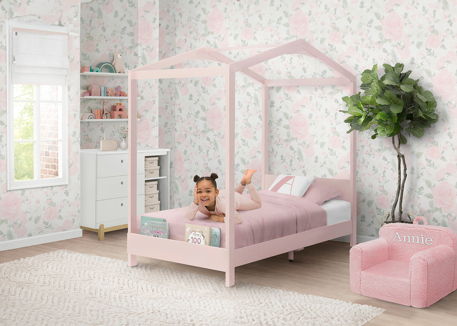 Blush Pink (1379) 13-Poppy House Twin Bed