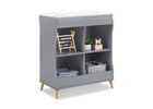Grey with Natural (1359) 3-Jordan Storage Changing Table