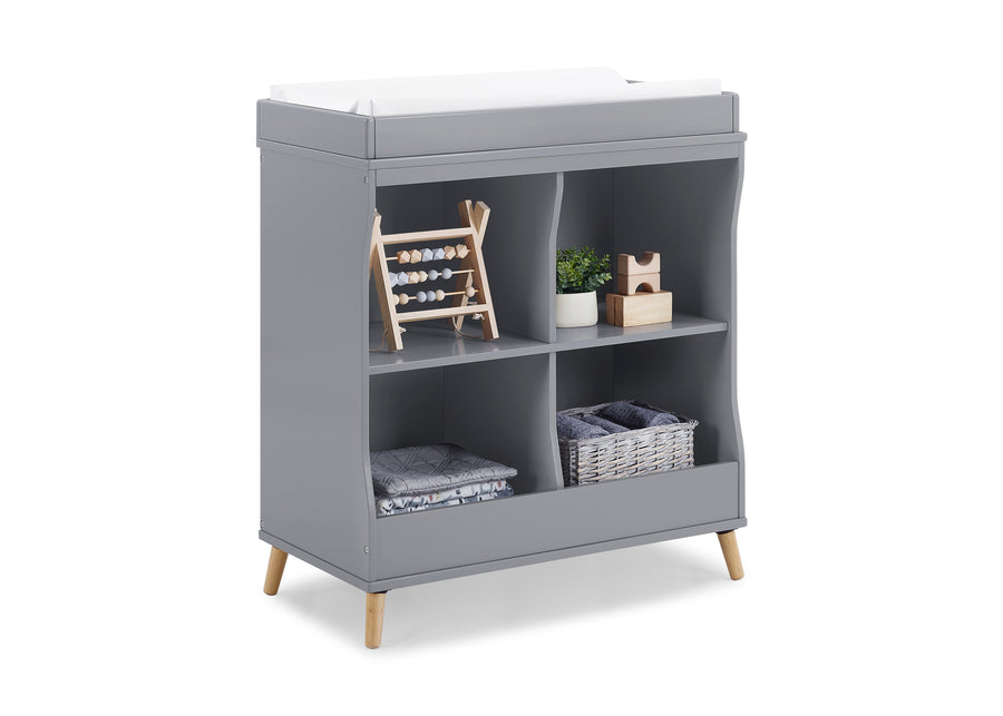 Grey with Natural (1359) 3-Jordan Storage Changing Table