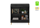 Midnight Grey with Natural (1372) 12-Jordan Storage Changing Table
