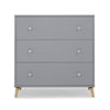 DCB: Grey with Natural (1359) 6-Jordan 3 Drawer Dresser