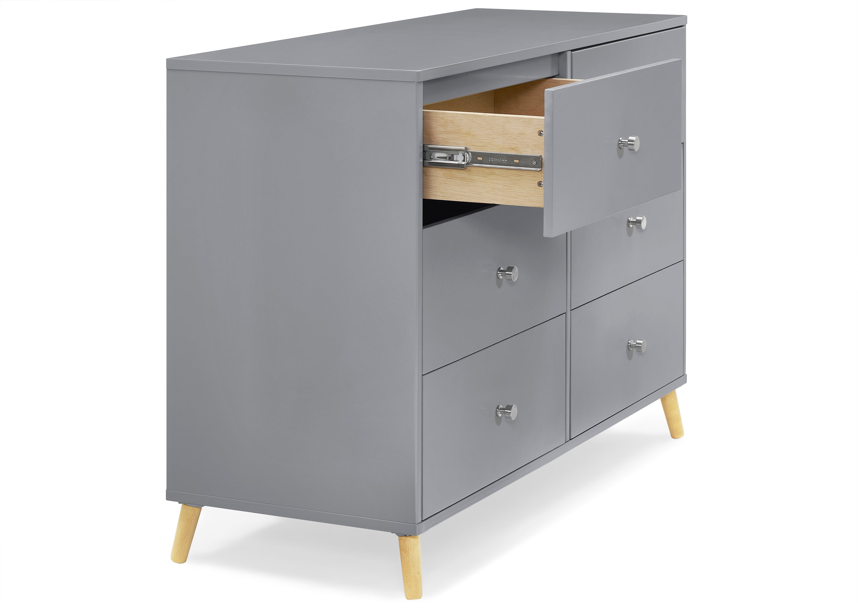 Jordan 6 Drawer Dresser with Interlocking Drawers | Delta