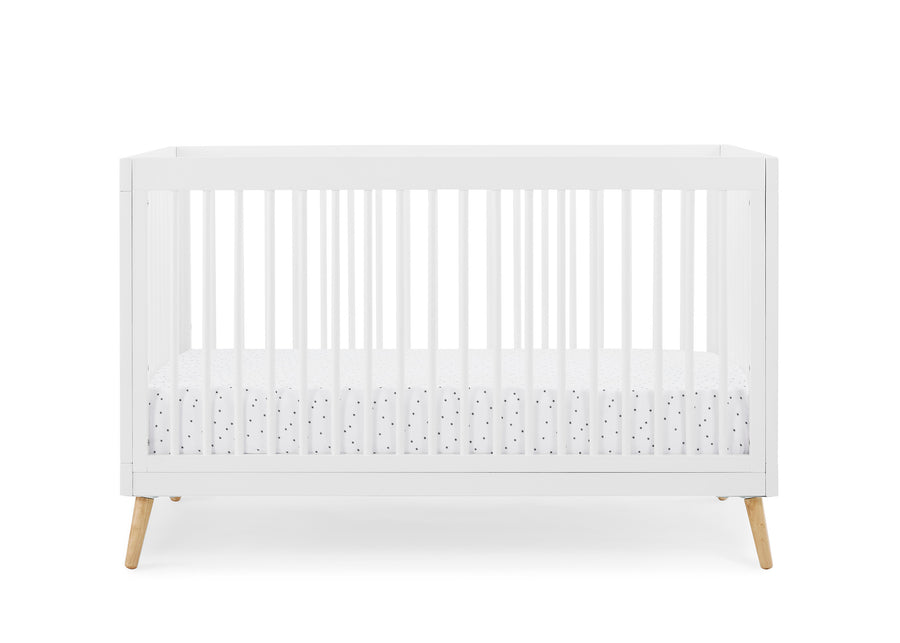 Bianca White with Natural (123) 25-Jordan 4-in-1 Convertible Crib