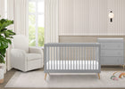 Grey with Natural (1359) 33-Jordan 4-in-1 Convertible Crib