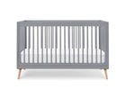Grey with Natural (1359) 40-Jordan 4-in-1 Convertible Crib