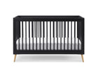 Midnight Grey with Natural (1372) 9-Jordan 4-in-1 Convertible Crib