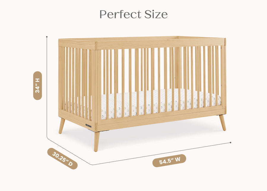 Natural (746) 55-Jordan 4-in-1 Convertible Crib