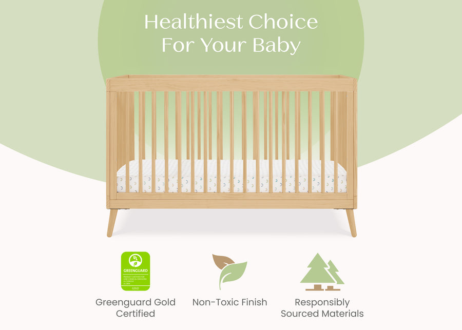 Natural (746) 51-Jordan 4-in-1 Convertible Crib