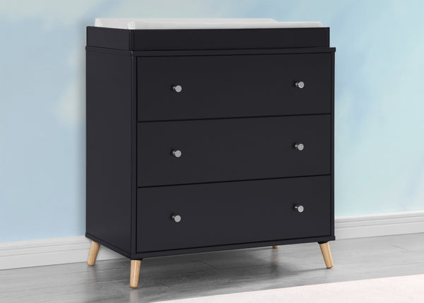 Delta Children Jordan 3 Drawer Dresser with Interlocking Drawers
