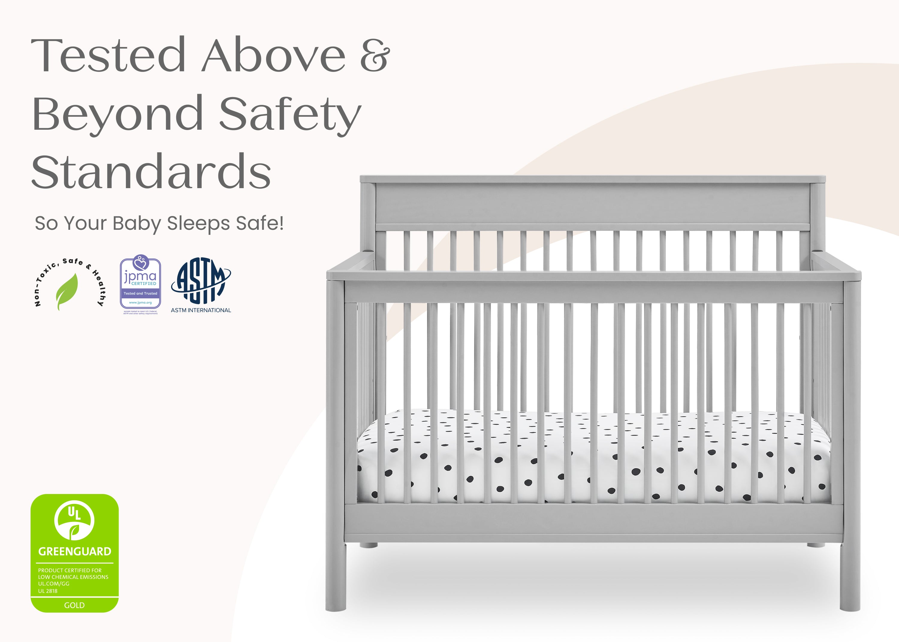 【C14389】.banbanshi/-Remind- Remy 6-in-1 Convertible Crib - Delta Children