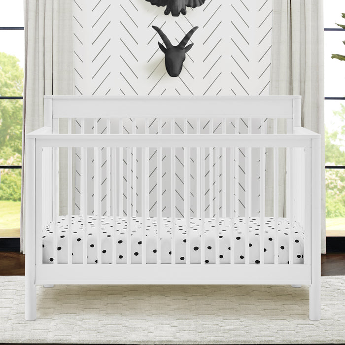 W131150 130 Remy 6in1 Crib Bianca White Lifestyle 111 0-Remy 6-in-1 Convertible Crib