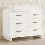 babyGap Skye 6 Drawer Dresser with Interlocking Drawers - Antique White (1545) - Accessories