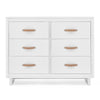 DCB: Bianca White (130) 12-babyGap Skye 6 Drawer Dresser with Interlocking Drawers