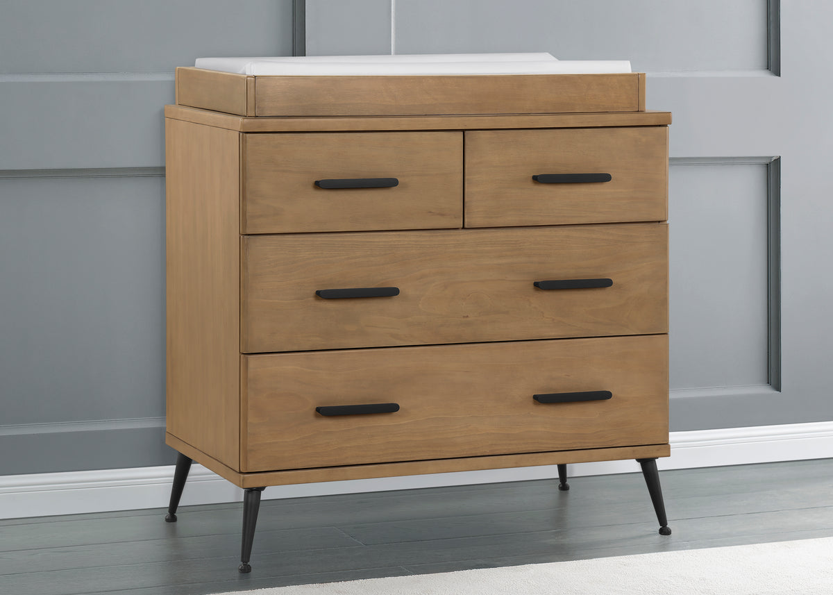 sloane mid century modern dresser 4 Drawer with Changing Top Wedding Dresses To Fit Ideal for sorting undergarments Mocha V-Neck Maxi Dress Size:MOM-4XL