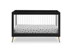 Ebony with Melted Bronze (1500) 25-Sloane 4-in-1 Acrylic Convertible Crib