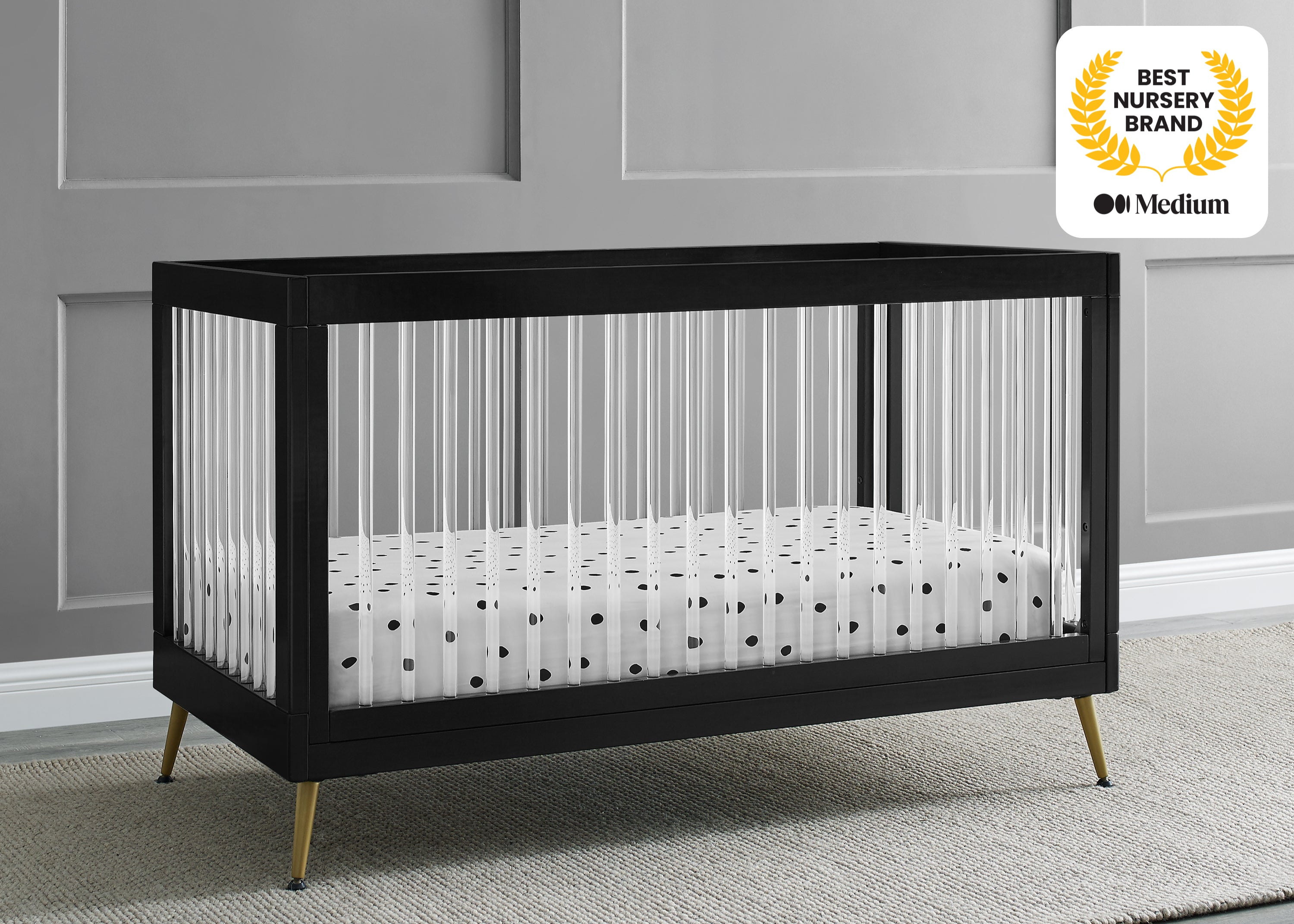 Sloane 4-in-1 Acrylic Crib - Delta Children