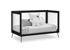 Ebony with Melted Bronze (1500) 29-Sloane 4-in-1 Acrylic Convertible Crib