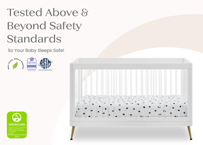 Sloane 4-in-1 Acrylic Convertible Crib
