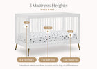 Sloane 4-in-1 Acrylic Convertible Crib 58-Sloane 4-in-1 Acrylic Convertible Crib