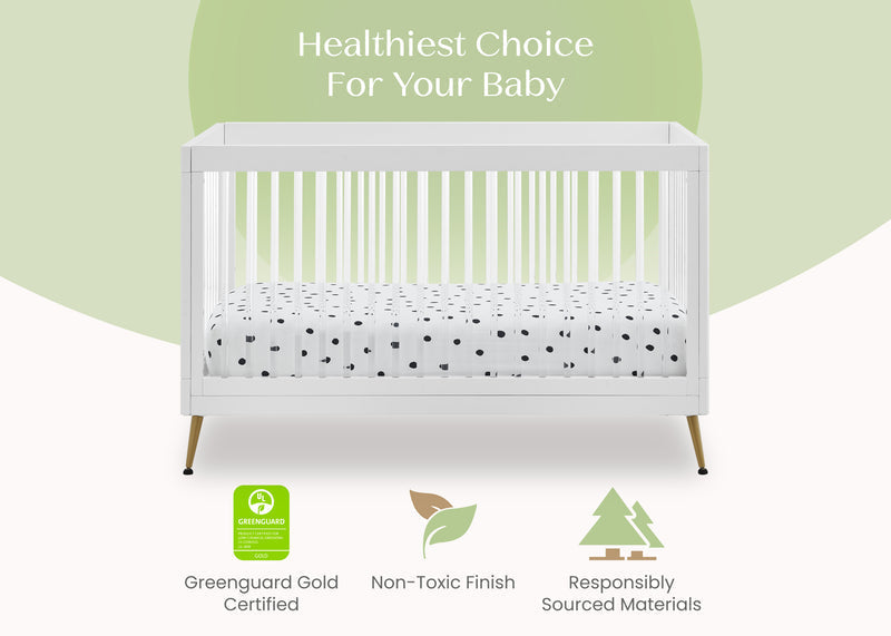Sloane 4-in-1 Acrylic Convertible Crib