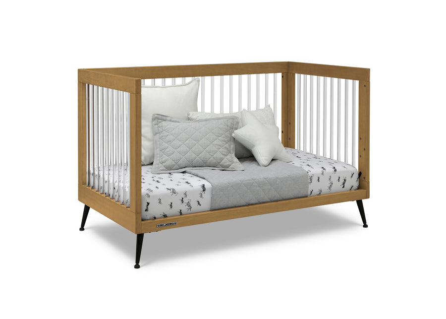 Acorn with Matte Black (786) 45-Sloane 4-in-1 Acrylic Convertible Crib