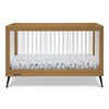 DCB: Acorn with Matte Black (786) 49-Sloane 4-in-1 Acrylic Convertible Crib