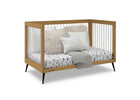 Acorn with Matte Black (786) 46-Sloane 4-in-1 Acrylic Convertible Crib