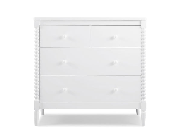 Saint 4 Drawer Dresser with Changing Top and Interlocking Drawers