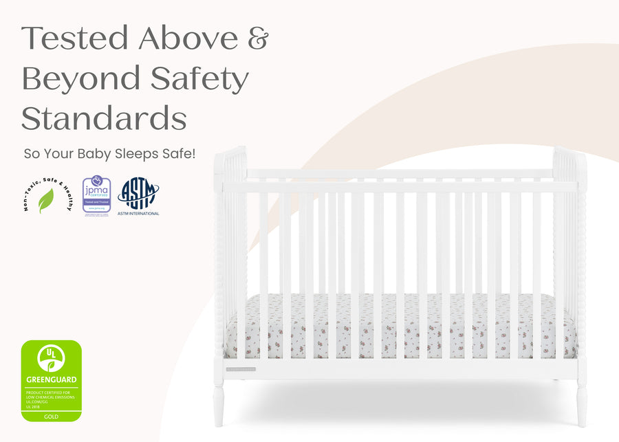 Bianca White (130) 8-Lily 4-in-1 Convertible Crib